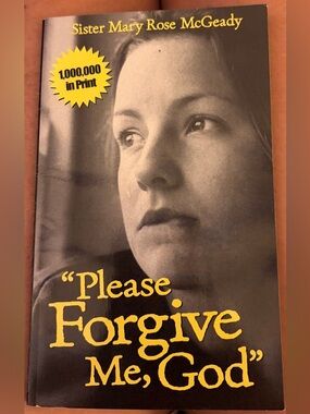 Please Forgive Me, God - Yellow Text Cover